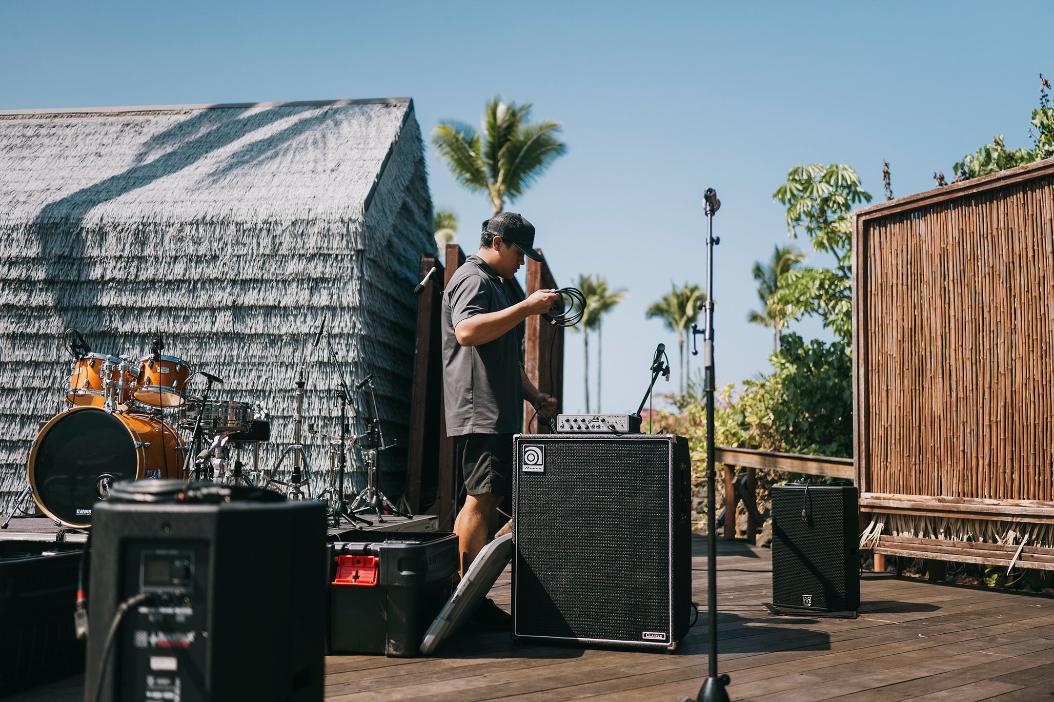 Live event production by Audio Specialist Hawaii on the Big Island